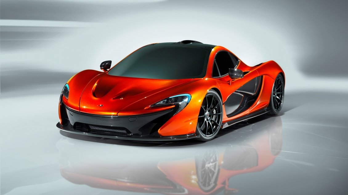 Download Wallpaper Orange McLaren P1 Concept - Sport car