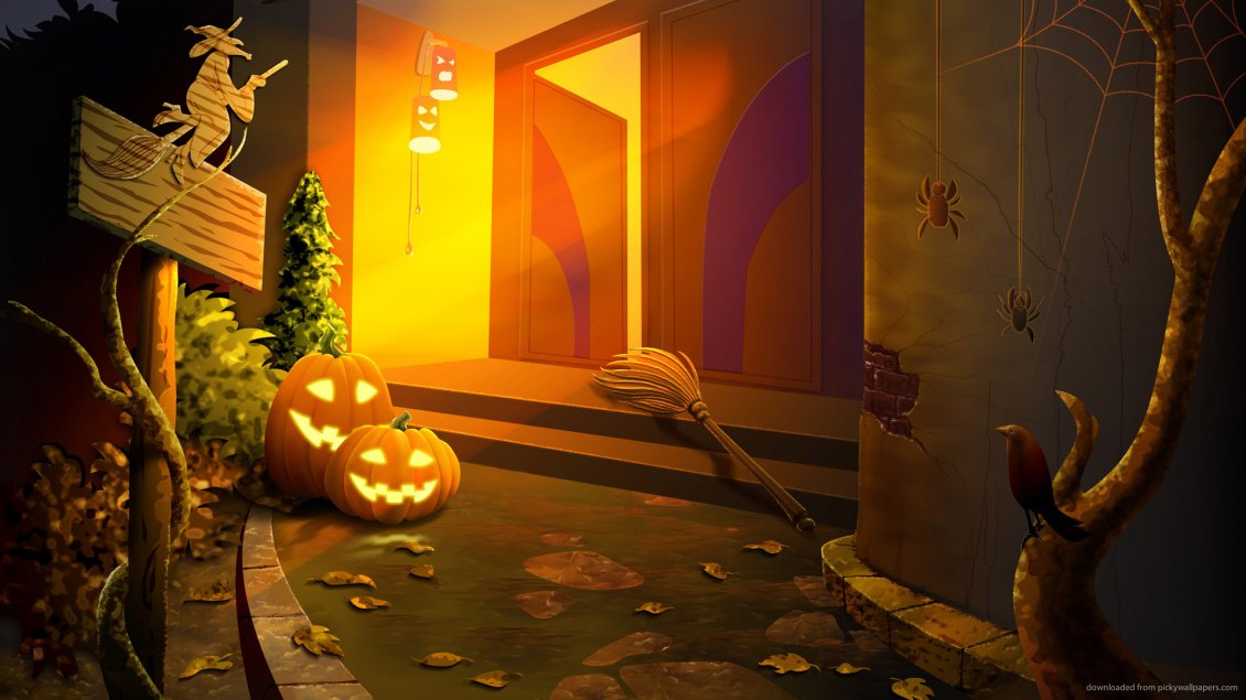 Download Wallpaper Trick or Treat - Happy Halloween