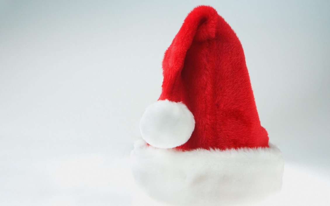 Download Wallpaper Red Santa Claus hat - Christmas holiday