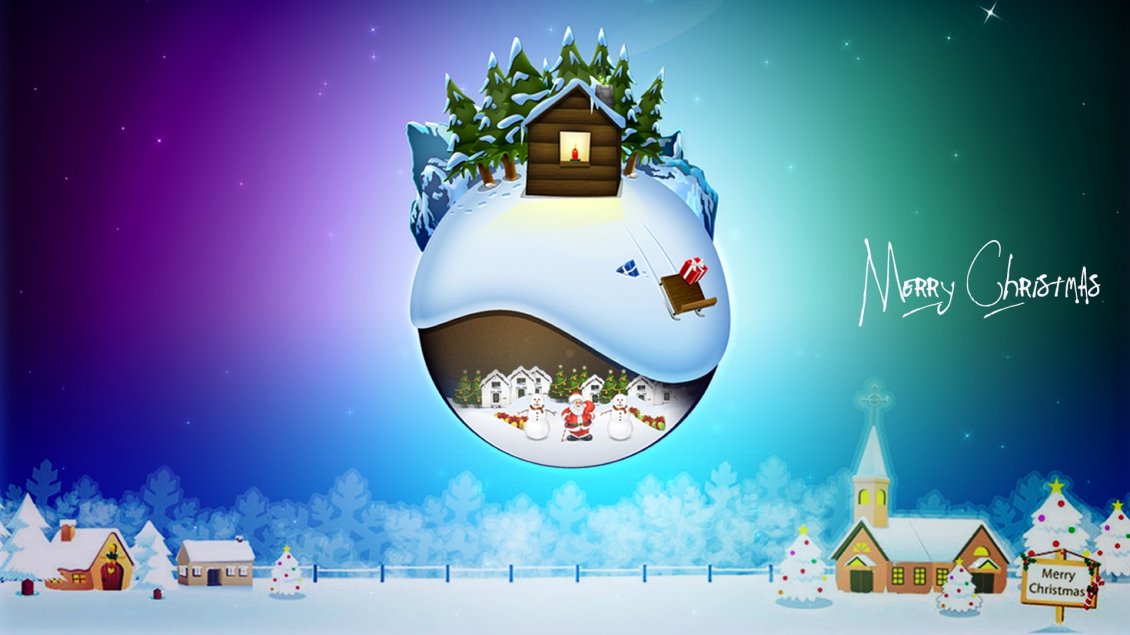 Download Wallpaper Christmas time in the world - Happy winter moments