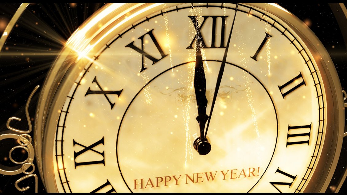 Download Wallpaper Happy New Year 2016 - magic midnight