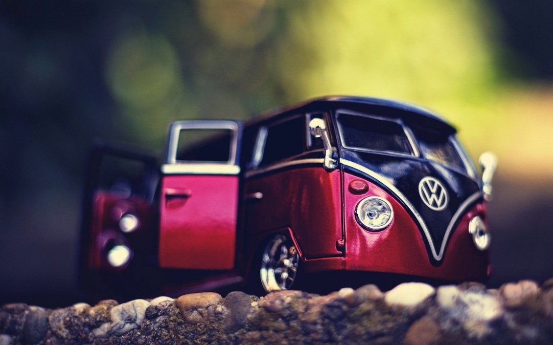 Download Wallpaper Volkswagen toy car - Macro beautiful wallpaper