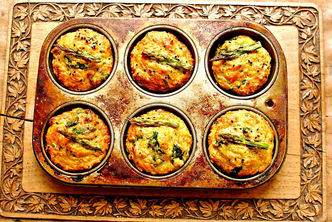 Download Wallpaper Delicious vegetable muffins - HD food wallpaper