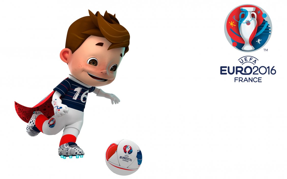 Download Wallpaper Funny mascot for UEFA Euro 2016 France