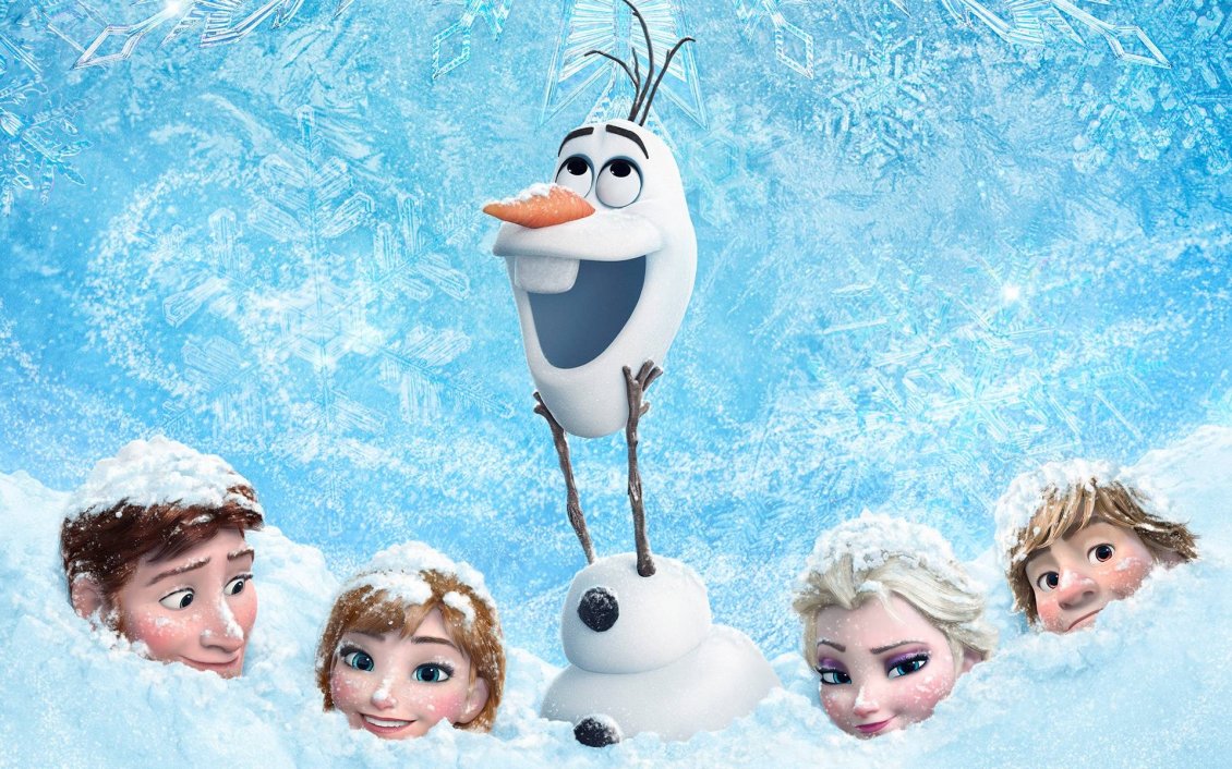 Download Wallpaper Disney animation movie - Frozen and Elsa