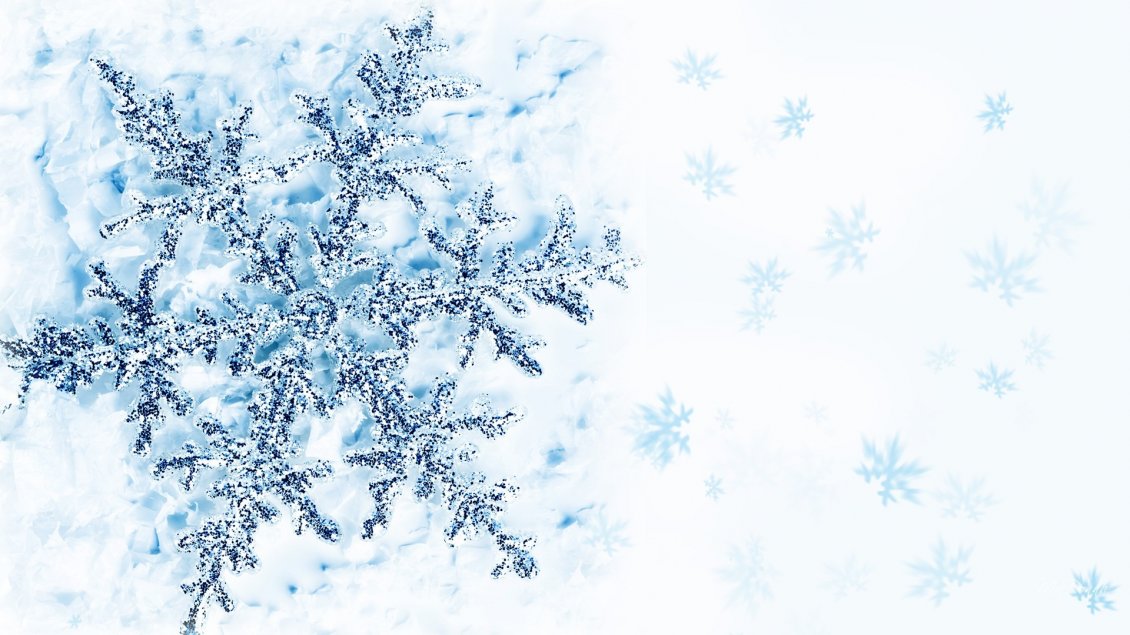 Download Wallpaper Perfect snowflake on a frozen window - HD wallpaper