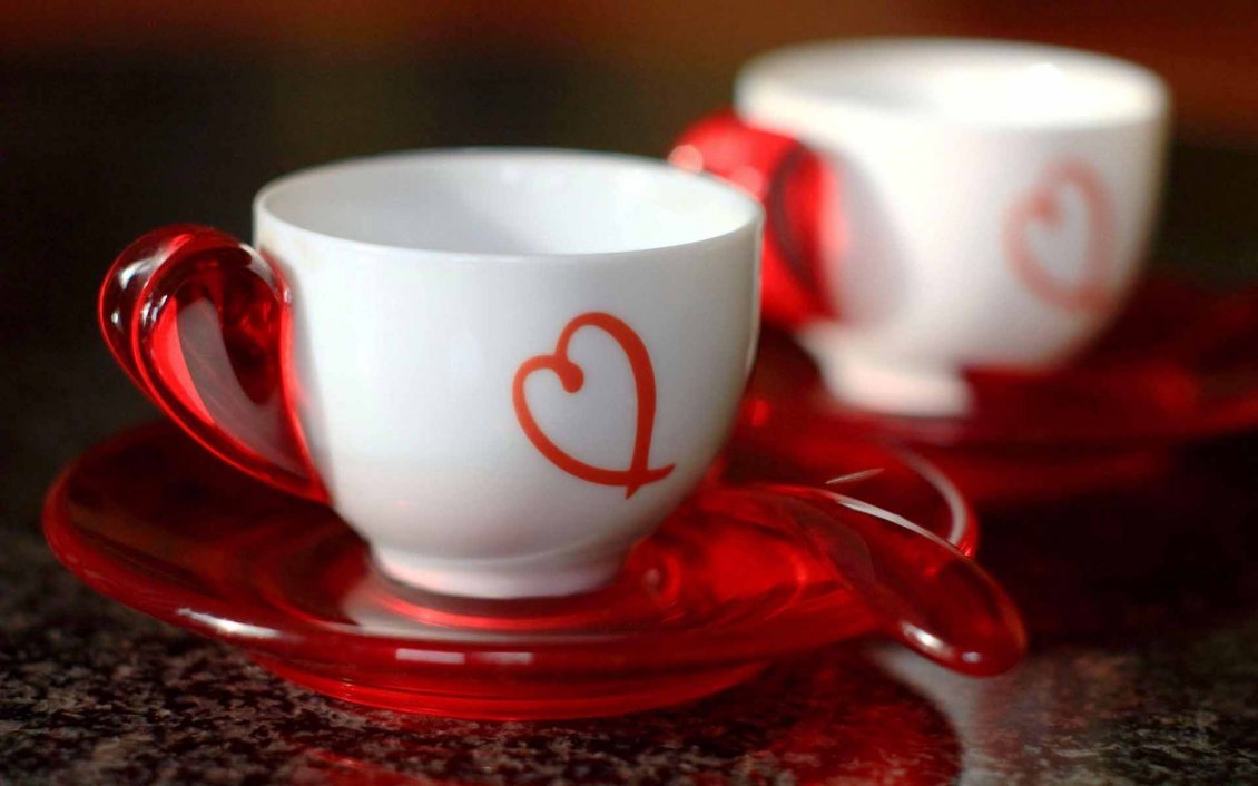 Download Wallpaper Sweet coffee cups - Love is in a cup of coffee