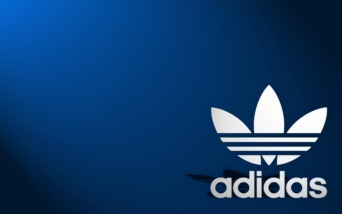 Download Wallpaper Blue wallpaper - Adidas sport brand - HD wallpaper