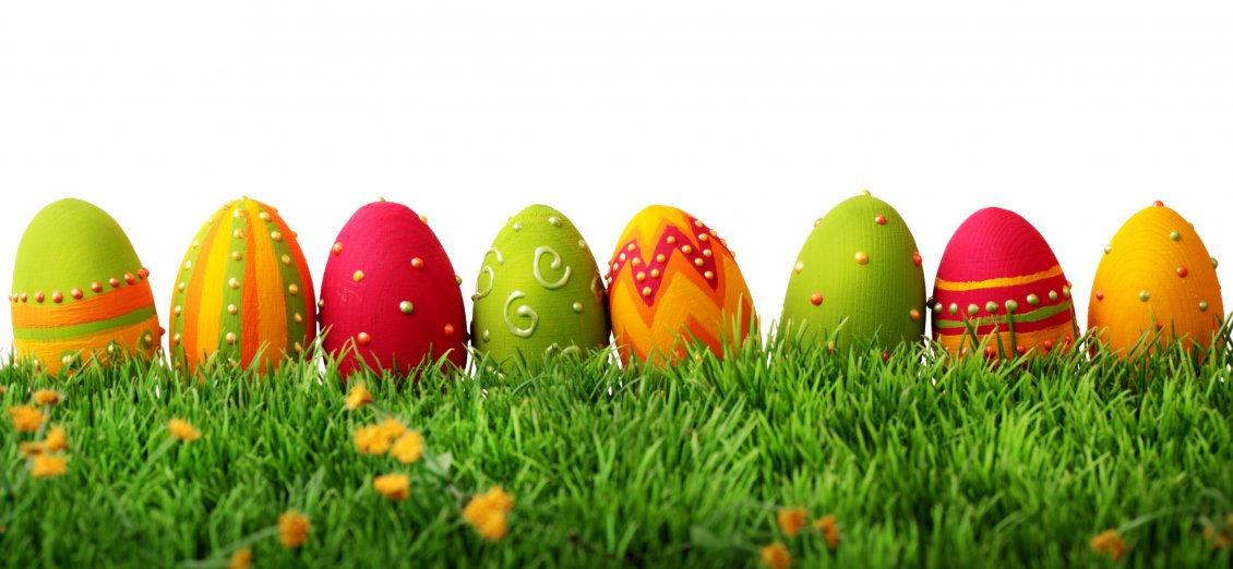 Download Wallpaper Warm colour on the Easter eggs - Happy Holiday