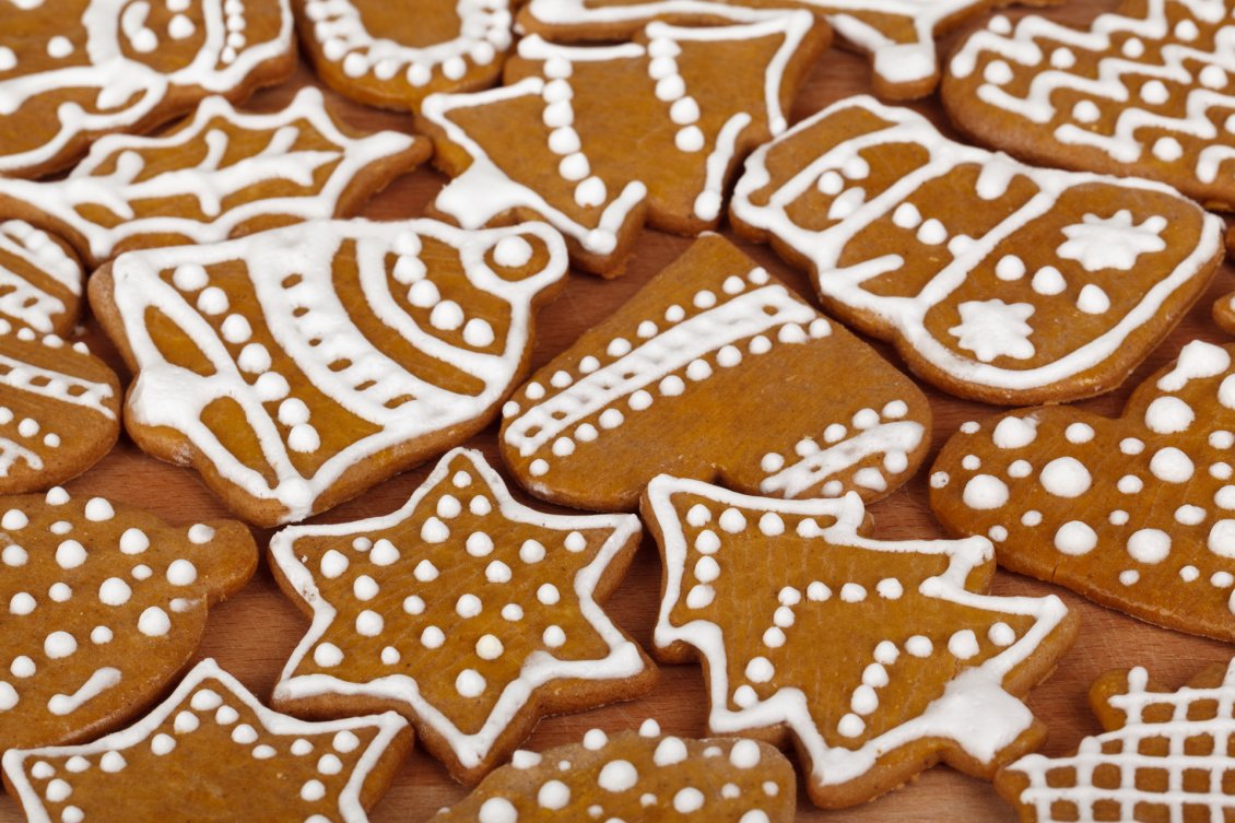 Download Wallpaper Sweet Christmas cakes - Cinnamon candies