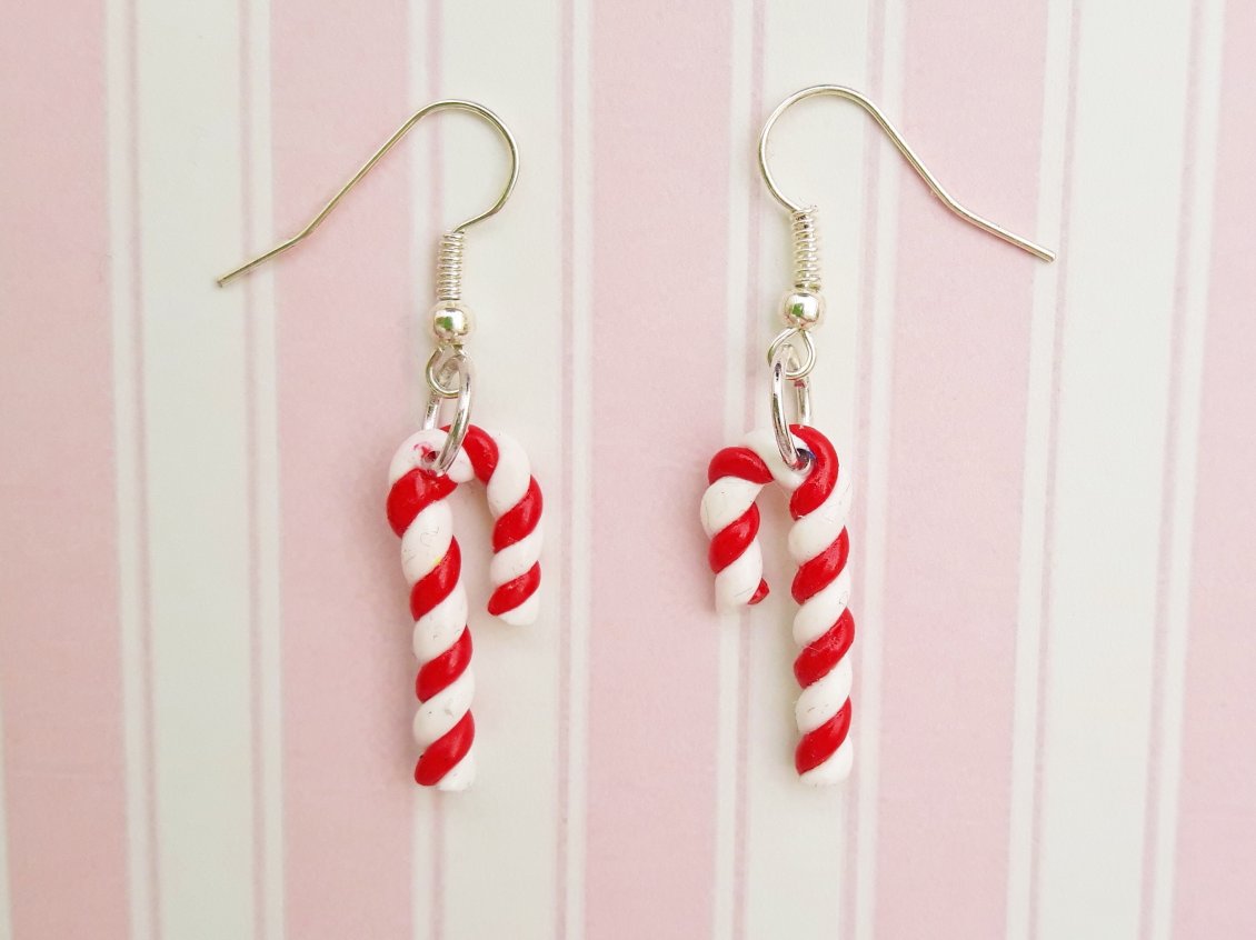 Download Wallpaper Candy earrings - Christmas time