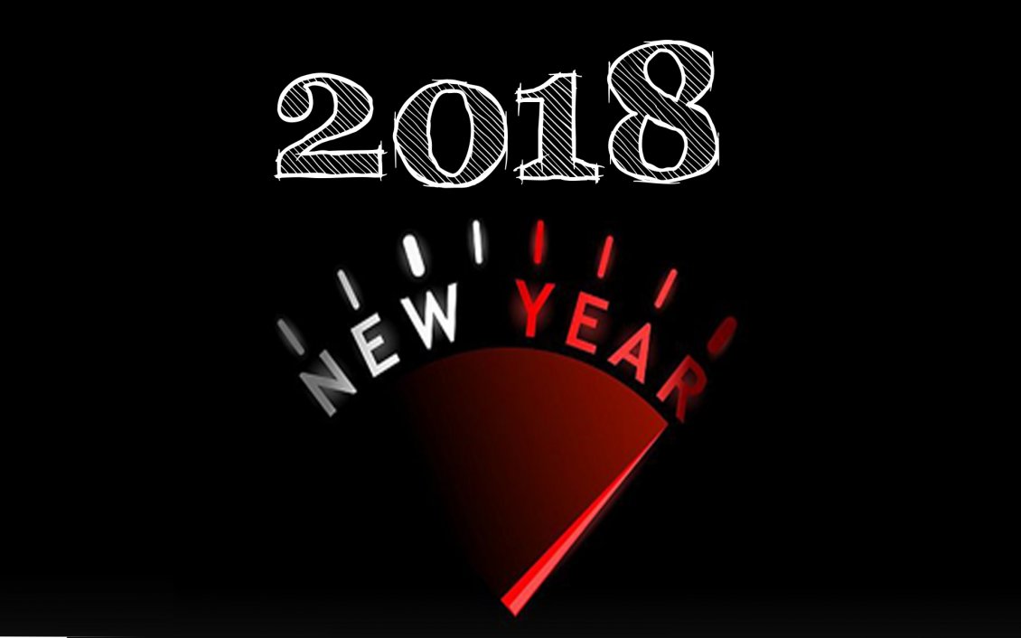 Download Wallpaper High speed to a new year - Happy New Year 2018