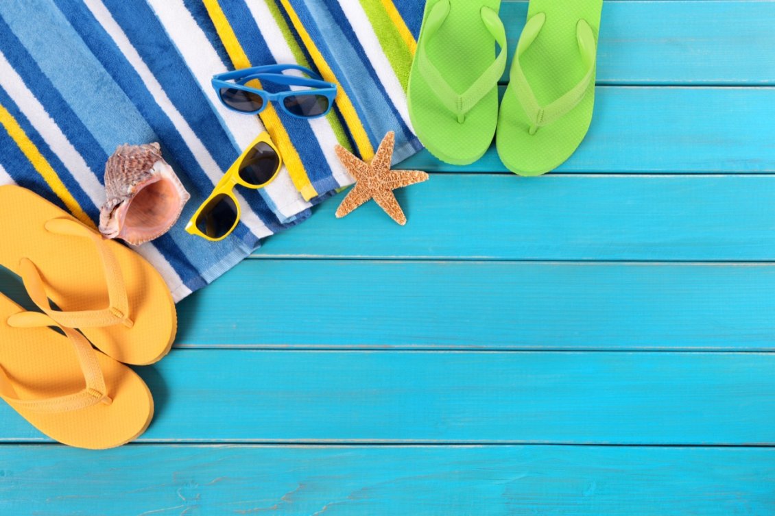 Download Wallpaper Staffs for a beautiful summer holiday - flip flop shoes