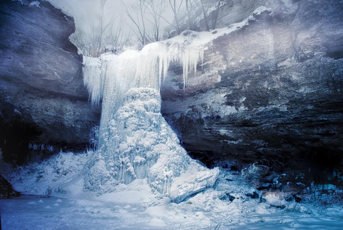 Download Wallpaper Wonderful Frozen Waterfalls around the world