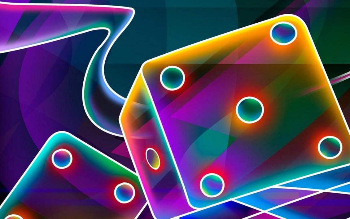 Download Wallpaper 3D digital art design - Big dice