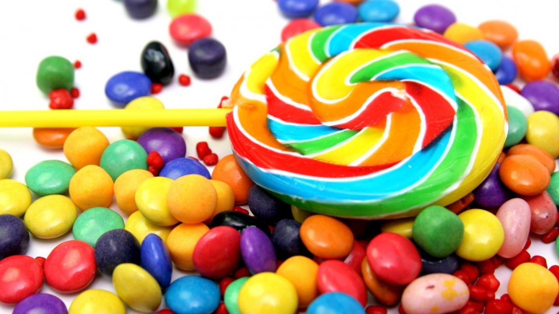 Download Wallpaper Delicious lollipops - Color flavour sweet candy