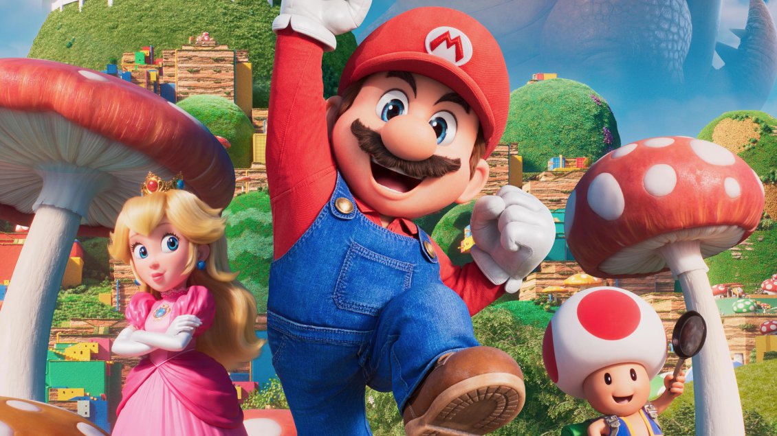Download Wallpaper Super Mario very happy nintendo game and movie