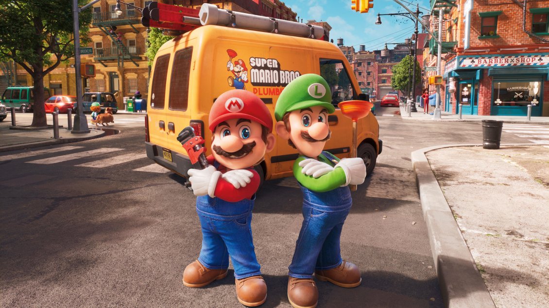 Download Wallpaper Mario and Luigi best friends - Nintendo movie