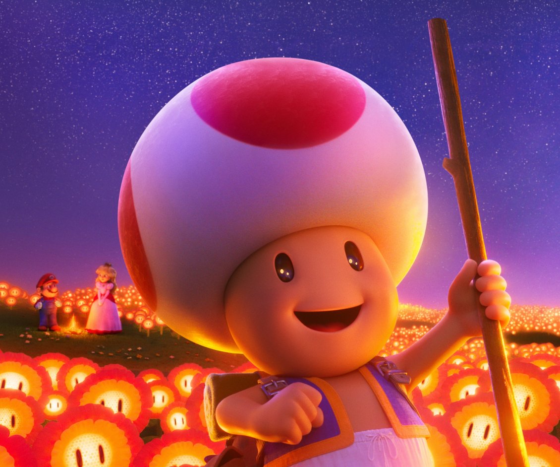 Download Wallpaper Little mushroom - happy character in the Super Mario Bros