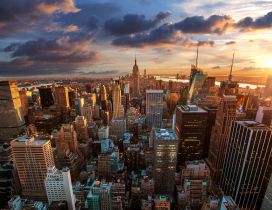 New York City seen from the Rockefeller Center