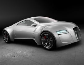 Gray Audi Super Concept