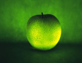 Abstract green apple HD