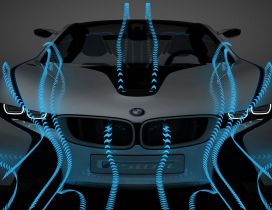 BMW i8 The Vision - aerodynamic effect