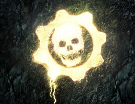 Gold Skull Gears of War