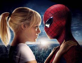 Emma Stone and Spiderman - Marvel action movie 2015