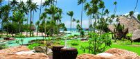 Laucala Island - lemonade, sun, sunbed, sea, relaxation