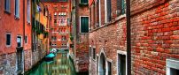 Beautiful view of the street in Venice