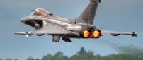 Rafale fighter aircraft take-off