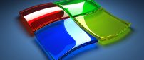 Windows 7 logo - 3D  Wallpaper