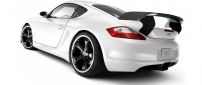 White Porsche Cayman GT