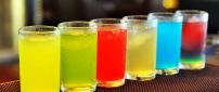 Colorful drink shots HD