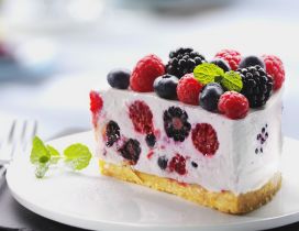 Delicious fruit cake HD
