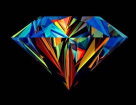A big colorful diamond