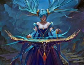 Sona from League of Legend HD