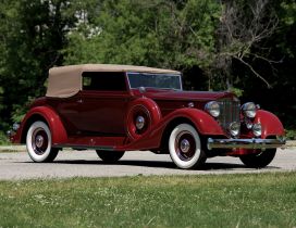 4 1934 Packard Super Eight Convertible Victoria