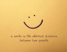 The shortest distance between two people
