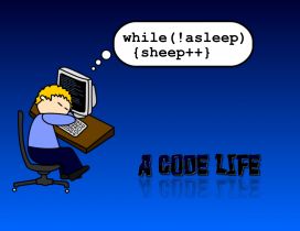 While not asleep... A code life