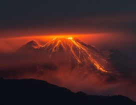 Volcano Ride - Red Volcano Eruption