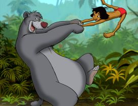 Jungle book - Mowgli and baloo characters