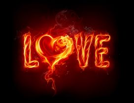 Love letters of fire - Burning love