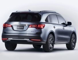 Gray Acura MDX prototype car