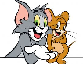 Tom and Jerry with smile on face - Happy moment