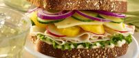 Sandwich made ​​only of vegetable and cheese