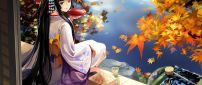 Anime Geisha - Beautiful anime landscape