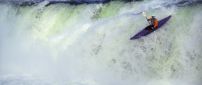 Kayaking in the waterfall - Waterfall wallpaper