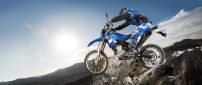 Motorcycle on the mountains - Extreme sports